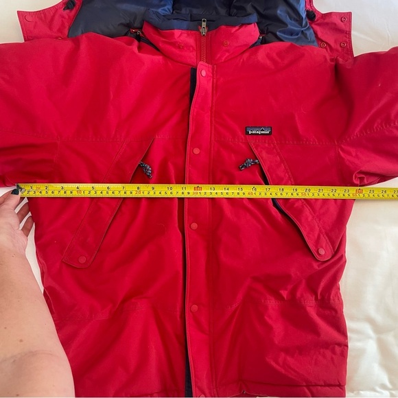 Vintage 1998 Patagonia Insulated Mountain Red Parka Jacket 65885 - Picture 12 of 12